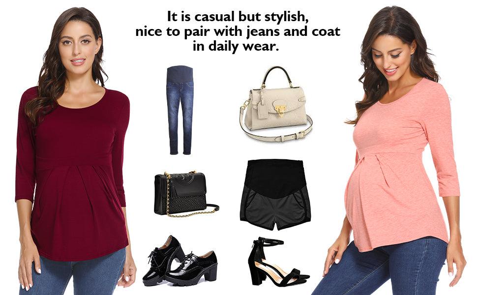 2022 Fashion Soft Maternity Top