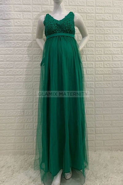 New Lace Sleeveless A-line Maternity Baby Shower Dress Glamix Maternity New Lace Sleeveless A-line Maternity Baby Shower Dress Glamix Maternity