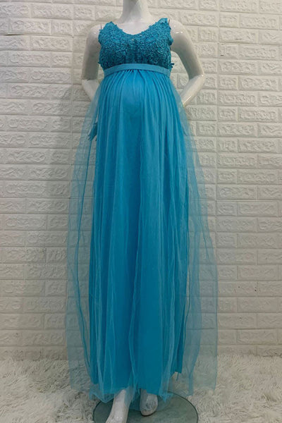 New Lace Sleeveless A-line Maternity Baby Shower Dress Glamix Maternity New Lace Sleeveless A-line Maternity Baby Shower Dress Glamix Maternity
