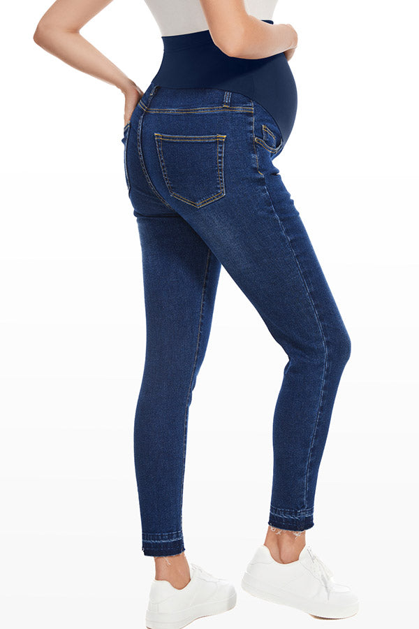 Over Belly Skinny Stretchy Maternity Jeans Slim Pregnancy Denim Pants