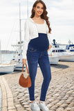 Over Belly Skinny Stretchy Maternity Jeans Slim Pregnancy Denim Pants