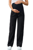 Quick-Dry Pockets Maternity Cargo Pants Pregnancy Hiking Pants