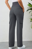 Quick-Dry Pockets Maternity Cargo Pants Pregnancy Hiking Pants