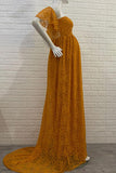 Soft Lace Off-the-shoulder Maternity Baby Shower Dress