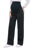 Straight Leg Relaxed Fit Pregnancy Denim Maternity Work Pants
