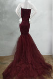 Strapless Lace Mermaid Maternity Photoshoot Dress