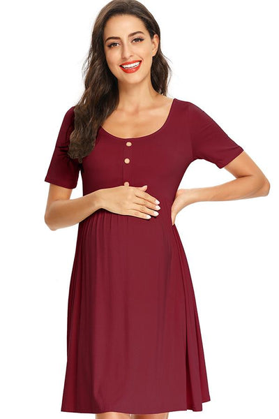 sachin and babi light blue dress Red Maternity A Line Casual Dresses main image 1