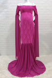 Fabulous Mermaid Lace Long Sleeves Maternity Dress