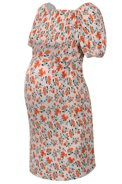chinese dress ladies Fashion Printed Comfortable Maternity Loose Dress – Glamix Maternity
