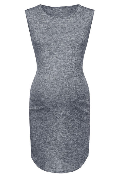 Fitted Sleeveless Short Maternity Dress Glamix Maternity Fitted Sleeveless Short Maternity Dress Glamix Maternity