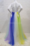 Lace Off-The-Shoulder Gradient Maternity Photoshoot Gown Dresses