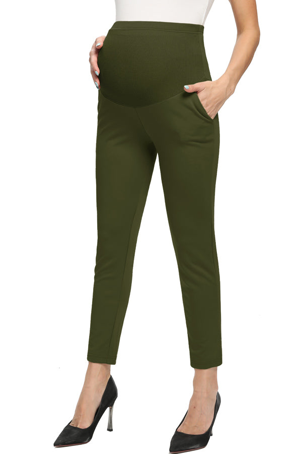 Maternity Fashion Straight Pants Comfortable Work Pants