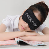Natural Pure Silk Eye Mask With Letters