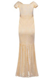Soft Lace Mermaid Maternity Photoshoot Dress With Sleeves