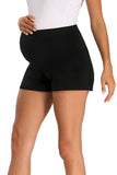 Pregnancy Activewear Over Bump Stretchy Maternity Shorts Black / S Bottoms
