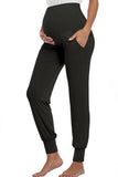 Wide Waistband Prenatal Yoga Pants With Pockets
