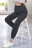 6 Pockets Pregnancy Workwear Jogger Maternity Scrubs Pants