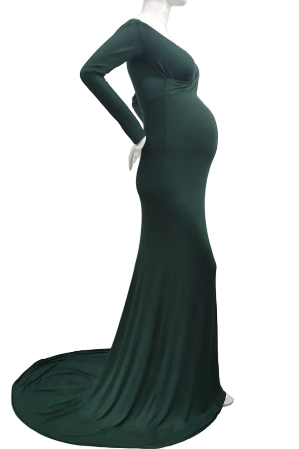 Chic Off-the-shoulder Mermaid Maternity Baby Shower Dress