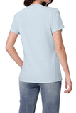 Double Layer Comfortable Nursing Top Short-Sleeved Pajamas
