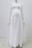 Fashion A-line Off-the-shoulder Maternity Dress