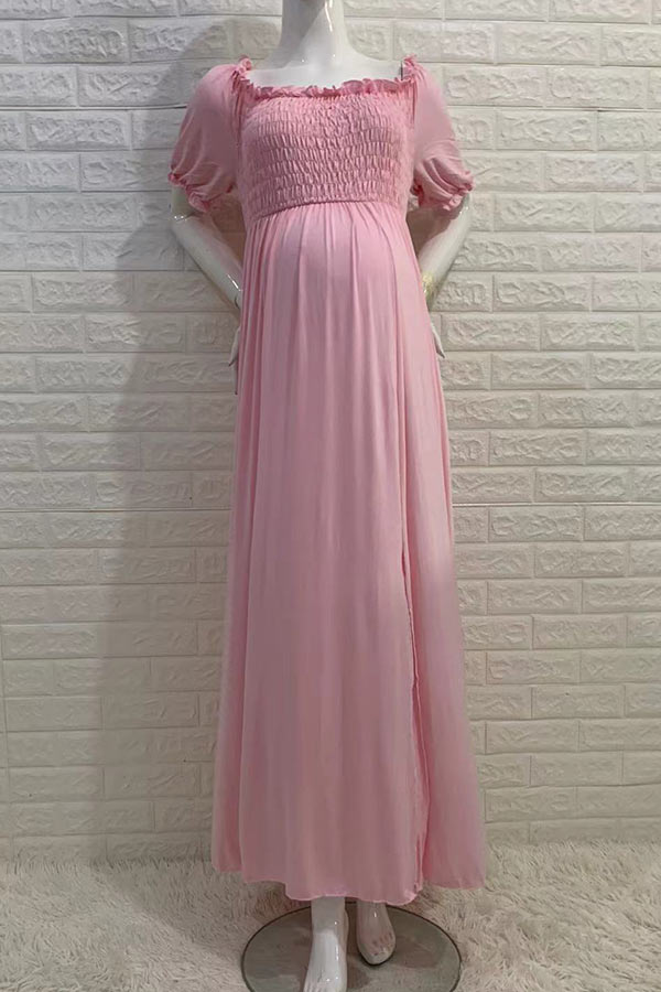 Fashion Floral Boho Off-the-shoulder Maternity Dress Holiday Dress Glamix Maternity Fashion Floral Boho Off-the-shoulder Maternity Dress Holiday Dress Glamix Maternity