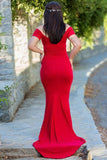 Fashion Off-the-shoulder Mermaid Maternity Photoshoot Dress