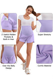 Over Belly Athletic Workout Casual Running Maternity Shorts