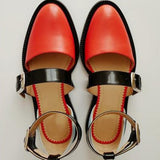Plus Size Flat Closed-toe Pump Shoes Decor