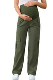 Quick-Dry Pockets Maternity Cargo Pants Pregnancy Hiking Pants