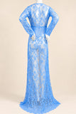 Sexy Lace See-through Maternity Baby Shower Dress