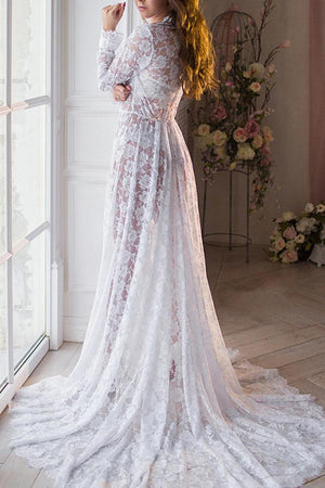 Sexy See-through Lace Maternity Photoshoot Dress