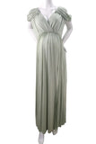 Sexy Thigh-high Slit Off-the-shoulder Maternity Dress