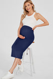 Simple Fitted Maternity Skirt Pregnancy Bottom