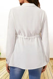 Soft Buttoned Pregnancy Shirt Maternity Top