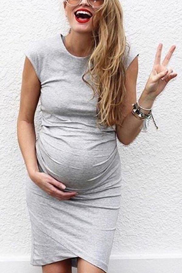 short maternity dresses for baby shower Birthday dress for pregnant women