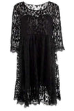 Vintage Long Sleeves Lace Short Maternity Dress