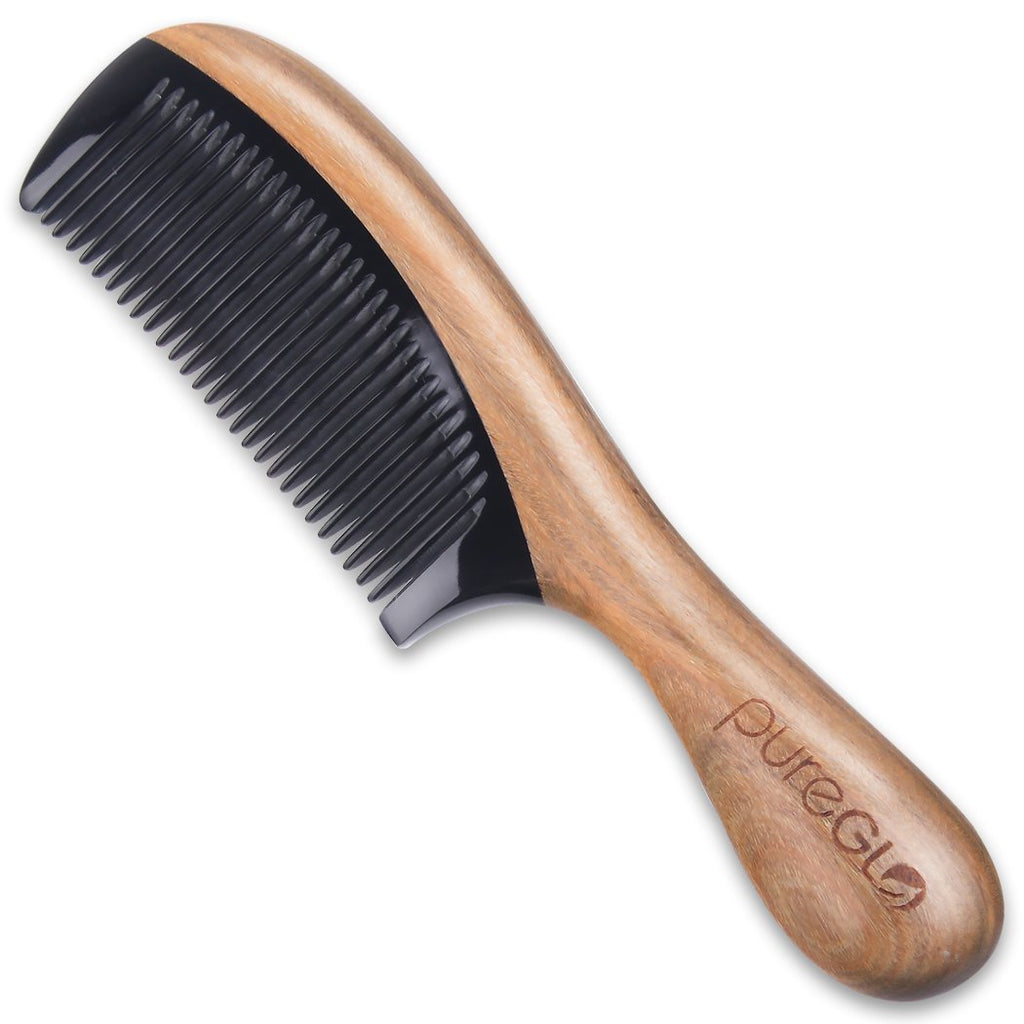 No-static Wooden Fine Tooth Hair Comb