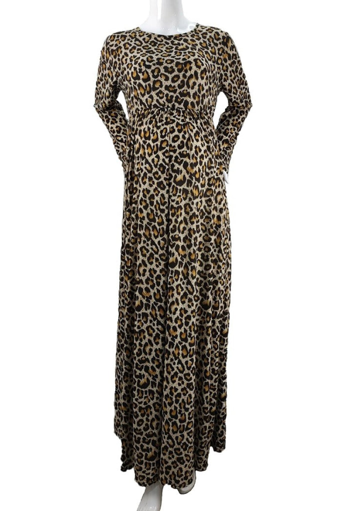 Leopard Print Scoop Maternity Dress Glamix Maternity Leopard Print Scoop Maternity Dress Glamix Maternity