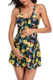 2023 Fashion Print Maternity Swimwear Floral Swimsuit