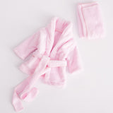 [0M-6M] 3pcs Newborn Baby Long Sleeve Bathrobe Suit Photo Shoot