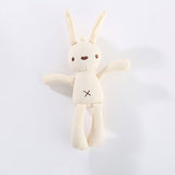 [3M-24M] Baby Cute Ruffled Overalls Rabbit Doll Romper