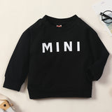 [6M-4Y] Baby Simple Solid Color Long-Sleeved Top