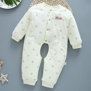 [3M-24M] Baby Umbrella Printing Padded Warm Romper