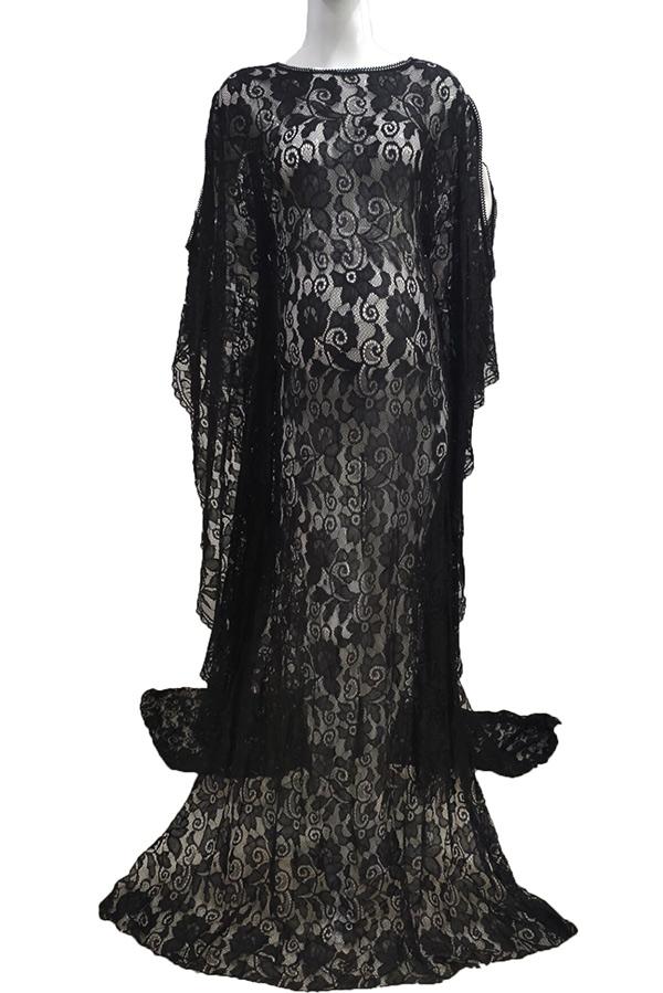 Black Sexy See-through Lace Maternity Photoshoot Dress Black Sexy See-through Lace Maternity Photoshoot Dress