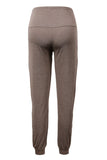 Brown Ripped Belly Support Pants Matenity Casual Pants