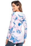 Casual Long Sleeves Printed Warm Maternity Hoodie