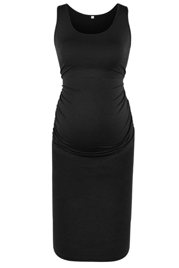 Cheap Solid Sleeveless Maternity Tank Dress, Short Pregnancy Dress Glamix Maternity Cheap Solid Sleeveless Maternity Tank Dress, Short Pregnancy Dress Glamix Maternity