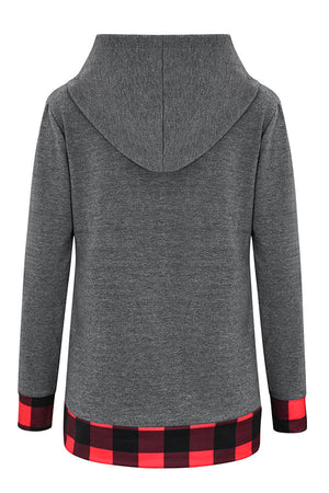Color Block Nursing Sweatshirt Long Sleeves Breastfeeding Top