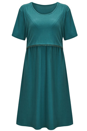 designer nursing dresses Hatch Collection Maternity The Softest Rib Nursing Friendly Dress