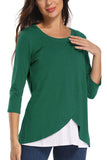 Comfy Women's Nursing Tops For Breastfeeding Maternity Shirt